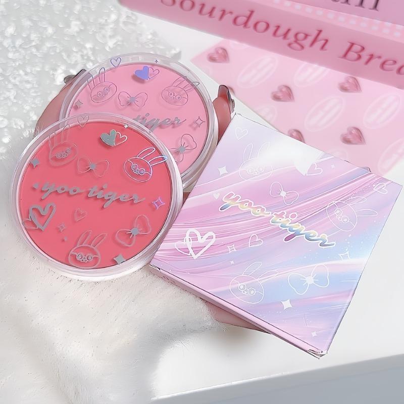 Korean Style Matte Single Color Blush For Natural Complexion