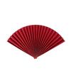 Roter halbkreisförmiger Bambuspapierfächer für Hochzeits- und Eventdekoration