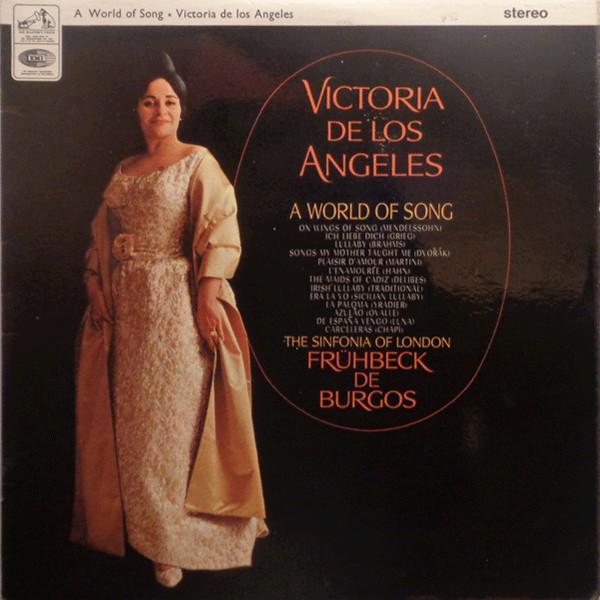 

LP Record VICTORIA DE LOS ANGELES SINFONIA A World Of Song ASD651 His Masters Vo 1965 UK Classical Used