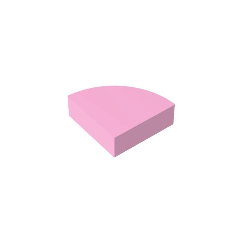 

50pcs 25269 Tile Round 1x1 Quarter Building Block Toy Compatible Educational Creative Size Gift DIY MOC 50pcs розовый