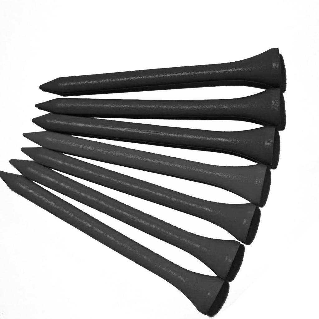 100Pcs/pack More Distance Consistent Height Golfs Tees Standard Wood Castles Golfs Tees Set for Golfs Driver Training