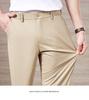 Cotton Skin Friendly&cool Feeling - Comfortable and Breathable In Spring and Summer, Four Sided Elastic Casual Pants for Men, Business Pants