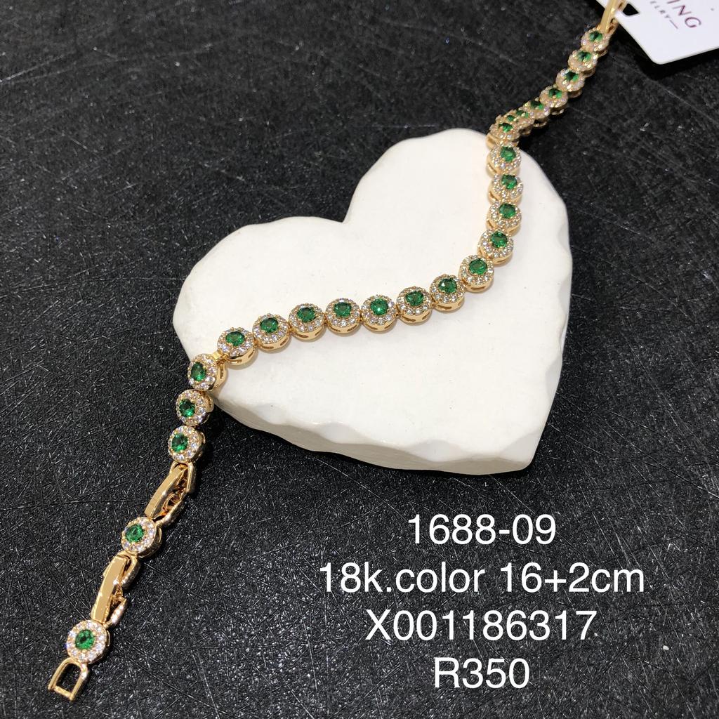 XUPING Jewelry Iced Out Synthetic CZ Colorful Gemstone Artificial Stone Clasp Gold Color Plated Pink Women Heart Tennis Bracelet