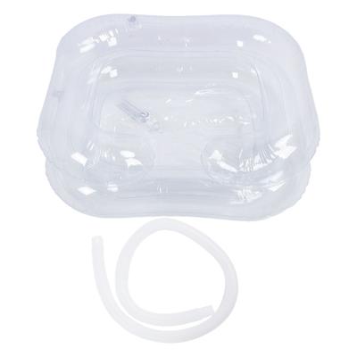 Inflatable Shampoo Basin PVC Portable Leakproof Folding Hair Washing Tray for Elderly Pregnant