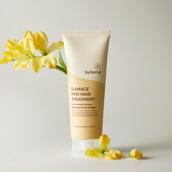 La Ferme Damage Pro Haarbehandlung Regenerierende und Feuchtigkeitsspendende Haarmaske 250ml
