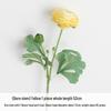 Lotus Peony Silk Flower Arrangement - 2-Head Artificial Ranunculus for Wedding Decoration