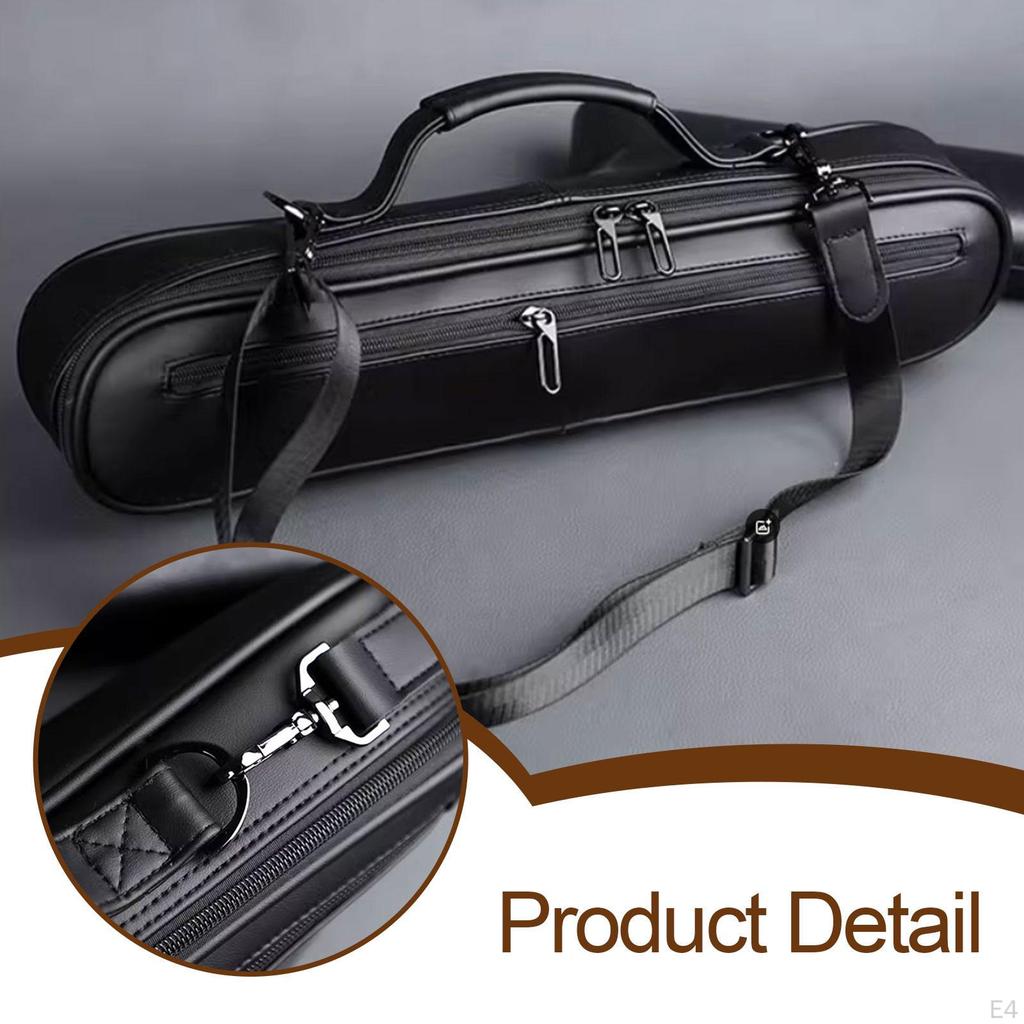 Compact And Lightweight Flute Bag with Handle Shoulder Strap for Safe Transport Suitable