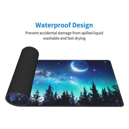 Gaming Mouse Pad Non-Slip Design Wear Resistant Extra Large Keyboard Mouse Mat Desk Pad Decoration Computer Accessories
