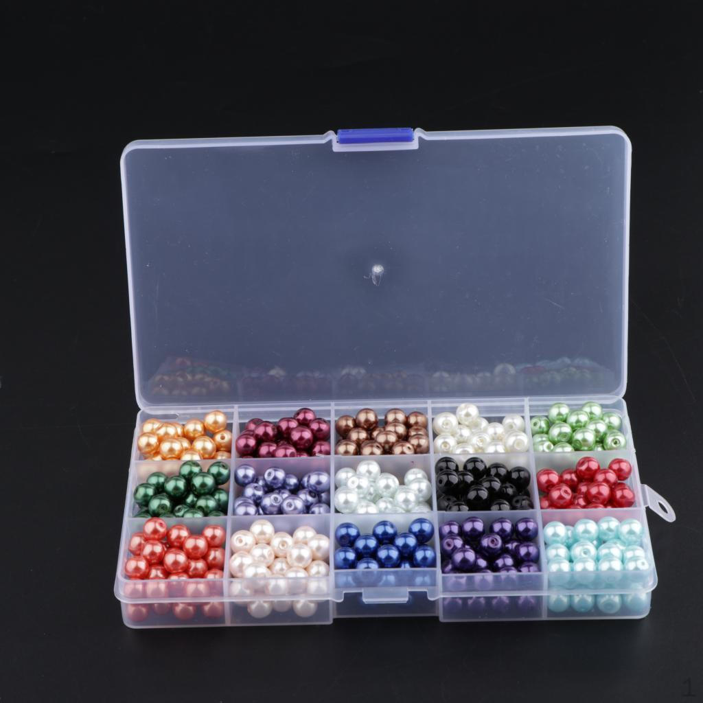 

510шт разноцветные жемчужные бусины круглые свободные для изготовления ювелирных изделий своими руками