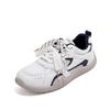 Fashion Pink Girls Mesh Satin Shoelaces Lace Up Sneakers 2025 New Fashion Women Casual Shoes Round Toe Platform Training Shoes