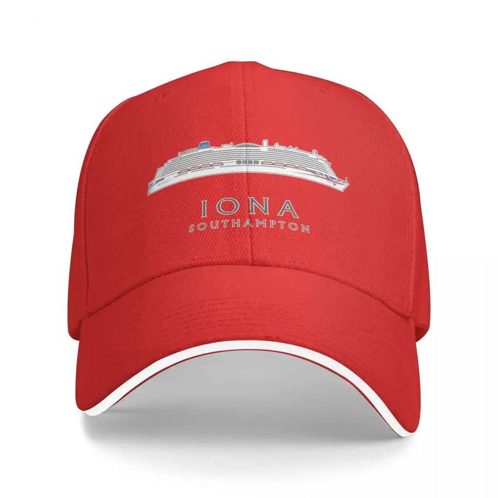 Cruise Ship Iona Stylish Graphic Design Baseball Cap Rugby Dad Hat Beach Hat For Women Men's