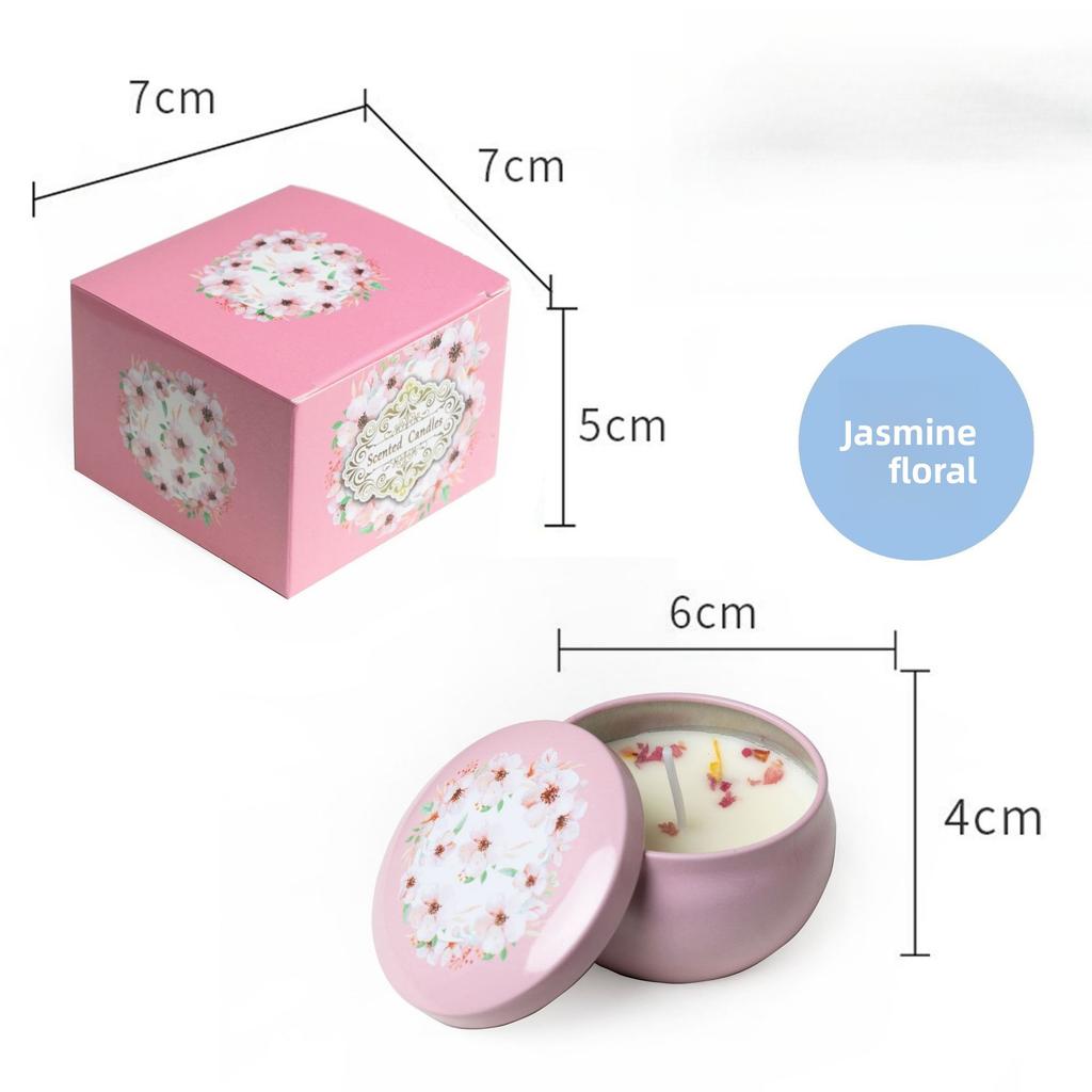 Dried Flowers Aromatherapy Essential Oils Candles Home Retro Non-toxic Bedroom Ornaments Wedding Souvenirs