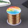 100M/328Ft Fadeless Copper Clad Steel Wire Bendable Metal Sculpting Wire For Craft Floral Jewelry Making 0.3/0.4/0.5Mm