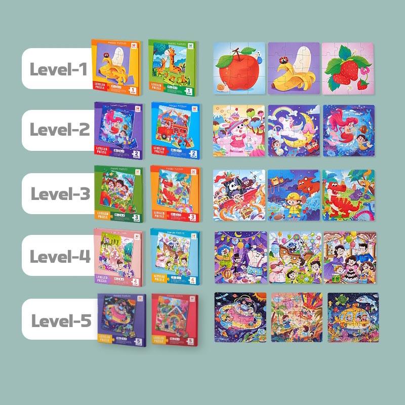 Magnetic Puzzle - Level 3 - Pirates, Guard, Dinosaurs