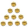 10Pcs Alloy Flower Charms Jewelry Making Findings Gold