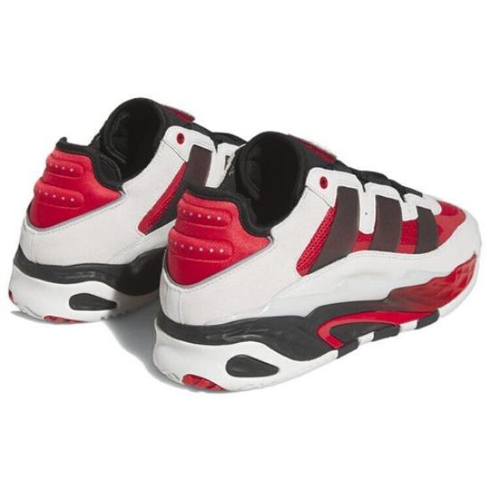 Adidas Niteball Low Crystal White Scarlet - H06508