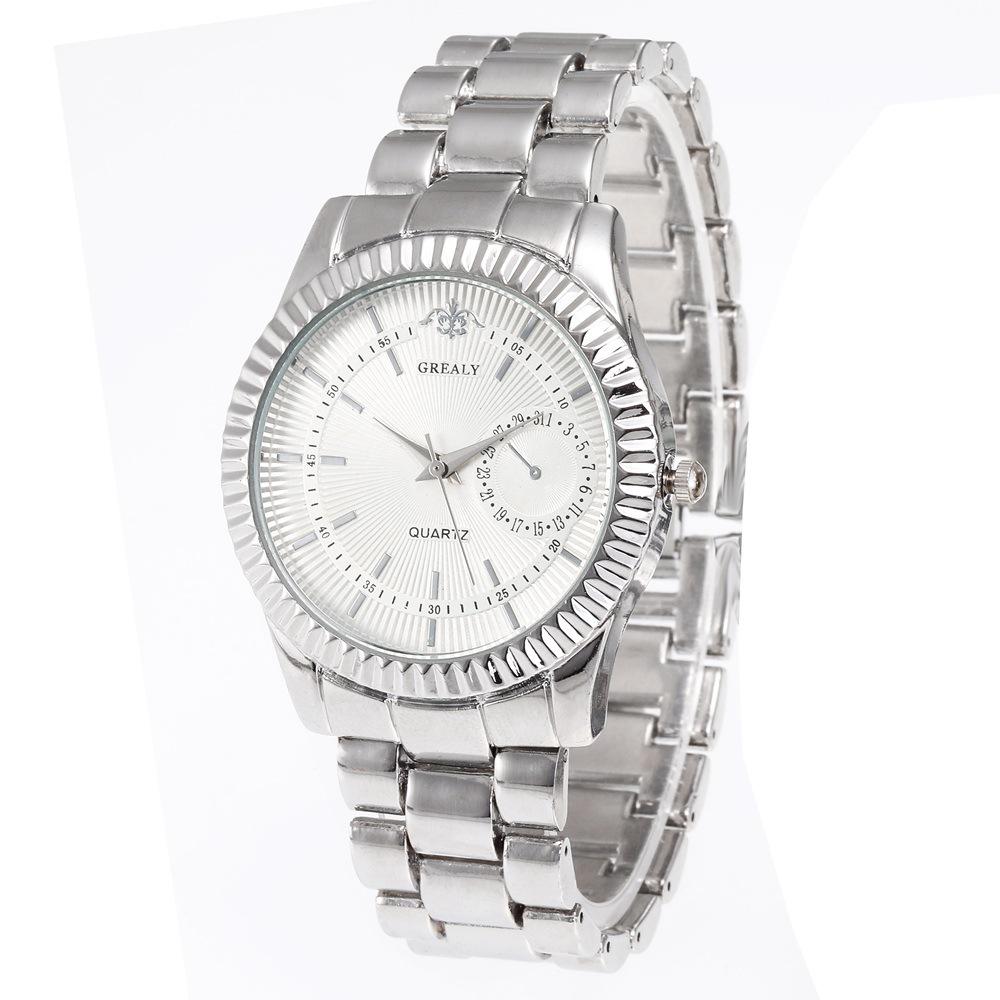 Women's & Men's Fashion Quartz Watch with Alloy Strap
