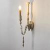 Loft Retro American Country French Wall Lamp - Vintage Old Wood Design for Living Room, Dining Room, Bedroom & Corridor