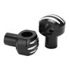 Motorsykkelstyrestigning 25mm CNC Universal Motorsykkelstyreklemme rundt hode med stripe