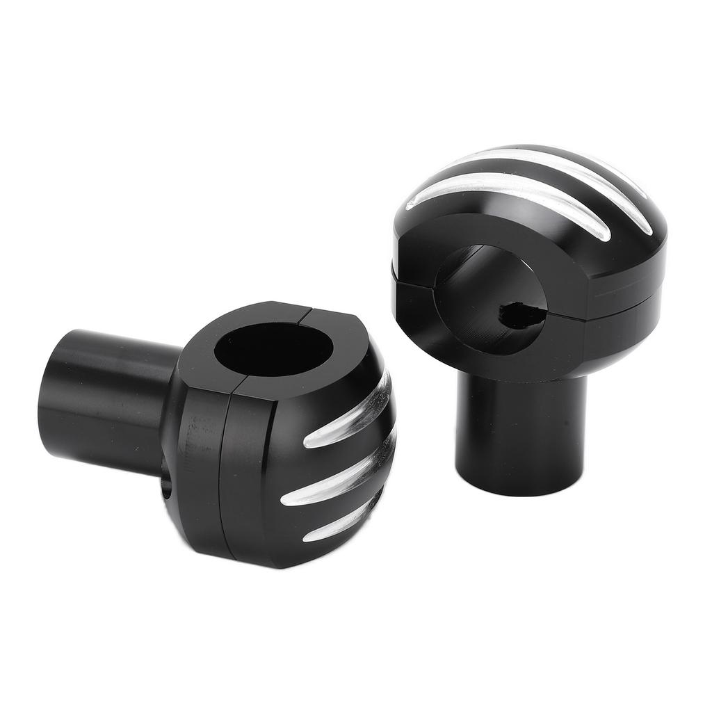 Motorsykkelstyrestigning 25mm CNC Universal Motorsykkelstyreklemme rundt hode med stripe