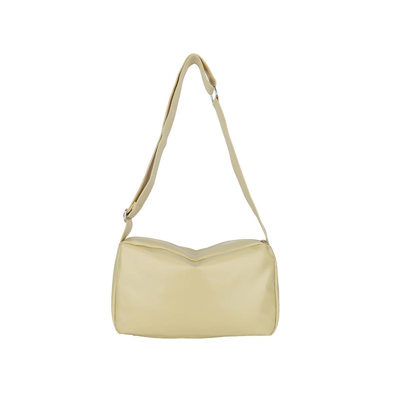 

Large-capacity bag women s 2025 new soft leather niche commuter tote bag for college students in class shoulder bag messenger bag жёлтый