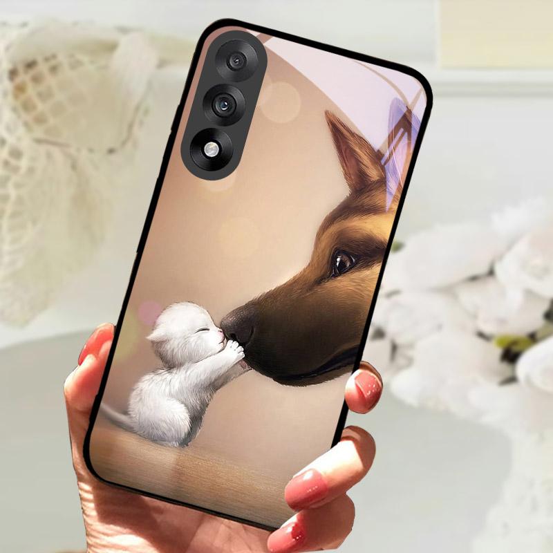 För OnePlus Nord 5 5G Stötsäker Mobilskal Härdat Glas Baksida För OnePlus Nord5 Capa Bumper Fundas Skyddande Skal