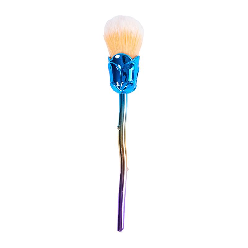 Rose Nail Dust Brush For Manicure Flower Nail Art Brush Nail Accessories Tools Popular Round Small Gel Polish Cleaning Brushesna