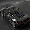 Black McLarens Hypercar Building Blocks Sport Car Construction Bricks Vehicle Toy Gift for Adult