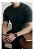 Men's Wool Mulberry Silk Knit Short Sleeve T-shirt - 2026 Spring Fashion