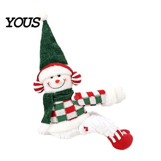 Seasonal Window Treatments Christmas Curtain Tiebacks, Santa Snowman Reindeer Fasteners, Buckles Festive Decor for Home, Holiday Party