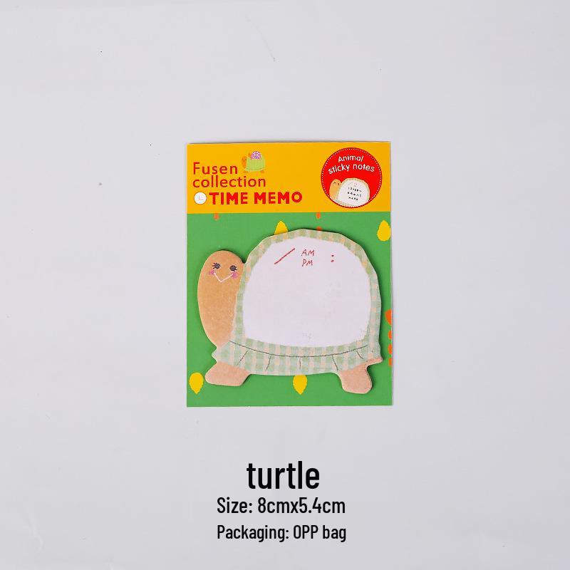 Korean Animal-Shaped Sticky Notes: Cute & Creative Memo Pads for Students