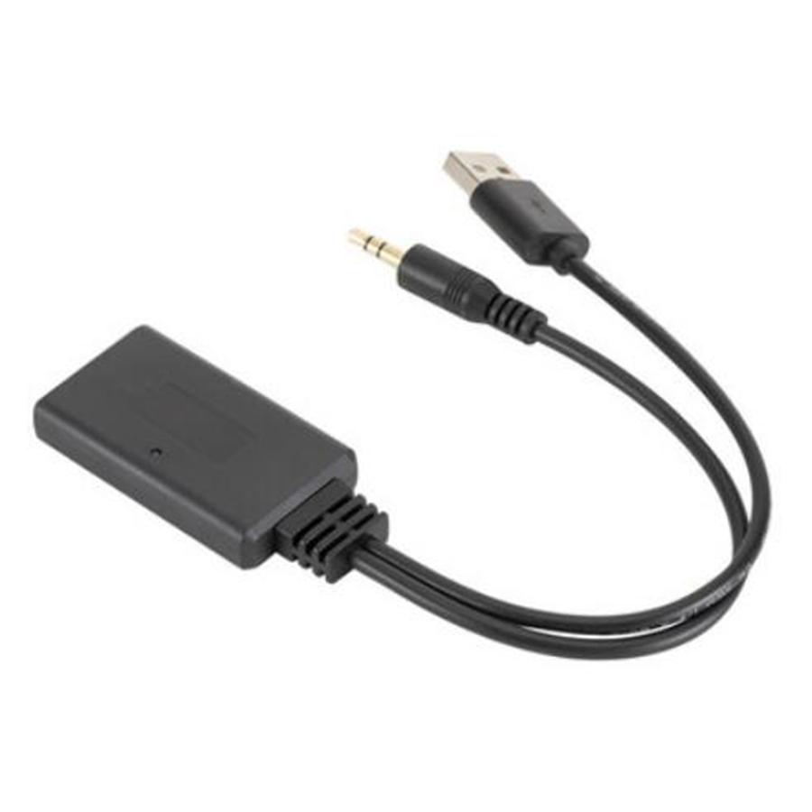 Car AUX Speaker Bluetooth 5.0 Audio Receiver Adapter USB+3.5mm Jack Stereo Audio