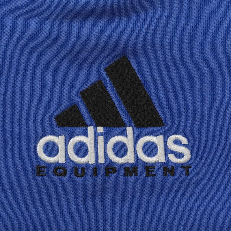 adidas Séria vybavenia SS25 EQT Flísová HZ Módna Pohodlná Všestranná Flísová Mikina s Dlhým Rukávom Pánska mikina Modrá JD0643