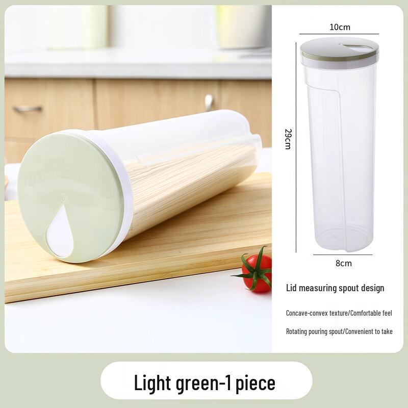 Light Green Noodle and Grain Storage Container