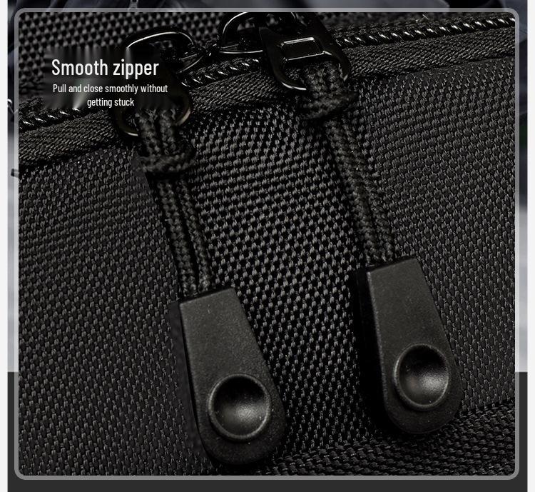 Men's Large Capacity Multi-Layer Travel Crossbody Bag - Casual Shoulder & Handbag for Business and Commuting