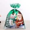 12/24/30Pcs Holiday Gift Bags With Drawstring Closure For Christmas Decorations Durable Efficient Foil Materials Assorted Sizes And Colorful Pattern