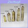 Elegant Natural Smokey Citrine Quartz Obelisk Crystal Wand Point For Mindfulness And Home Aesthetics