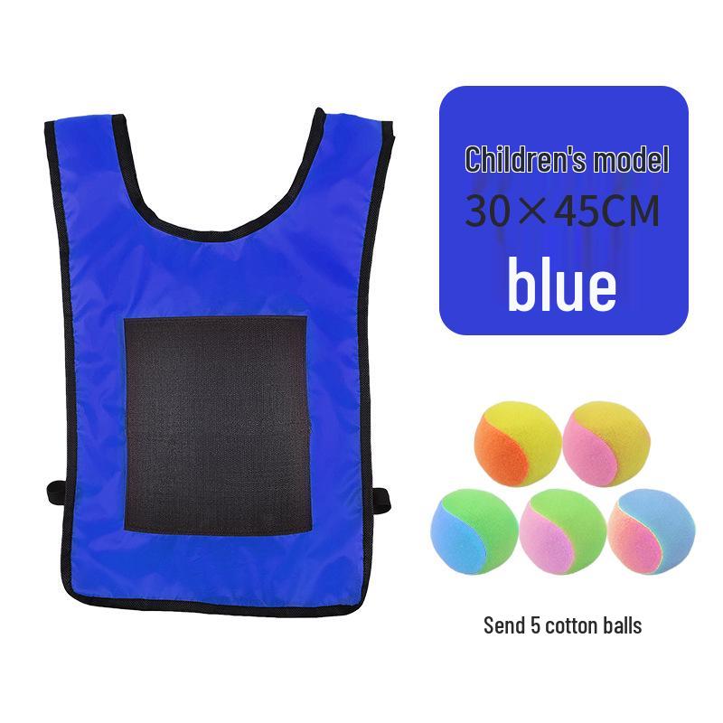 Children's Sticky Ball Dodgeball Vest for Outdoor Parent-Child Games