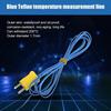 2025+ 10Pcs 2M K-Type Temperature Sensor Connector Probe Sensor Temperature Sensors Measure for Thermocouple Sensor and Meter
