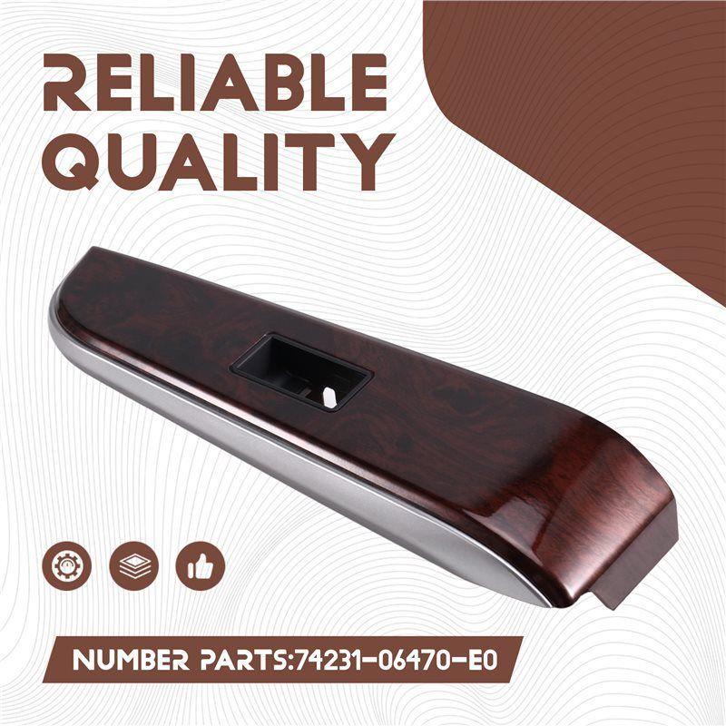 Car Window Switch Trim Lift Panel Door Armrests Assembly 74231-06470-E0 For Toyota Camry 2012-2017