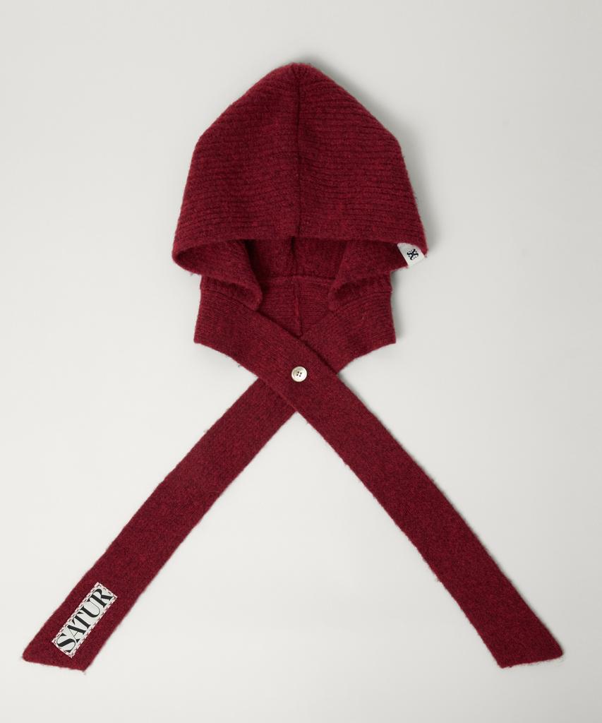 Seteo (W) Knit Balaclava Burgundy