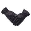 Goatskin Men'S Gloves, Warm In Autumn And Winter, Piled And Thickened, Windproof, Imitation Deerskin Pattern, Sheepskin, Driving Riding Motorcycles