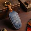 Leather Car Remote Key Cover Case Holder Shell Chain Fob For  Ford New Mondeo Focus EVOS Escape Edge Explorer F-150 Mustang 2025