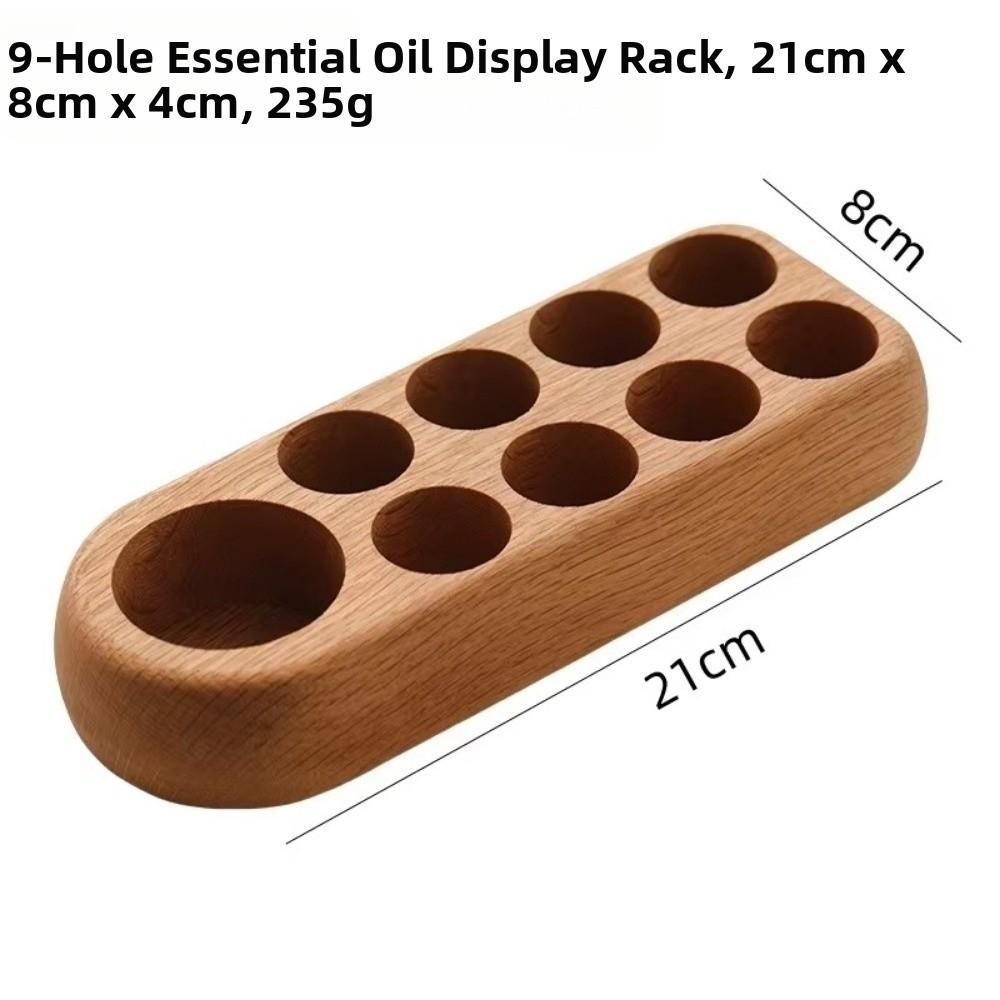 Portable Storage Shelf Wood Desktop Display Rack Household Display Stand  For Beauty Salon