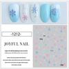 Festive Nail Art & Face Stickers - Snowflakes, Santa Hat, Reindeer, Penguin Photo Props