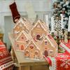 Christmas House Gift Box Set 3D Pop Up Cottage Gift Box Festive Holiday Packaging for Cookies Sweets Toys