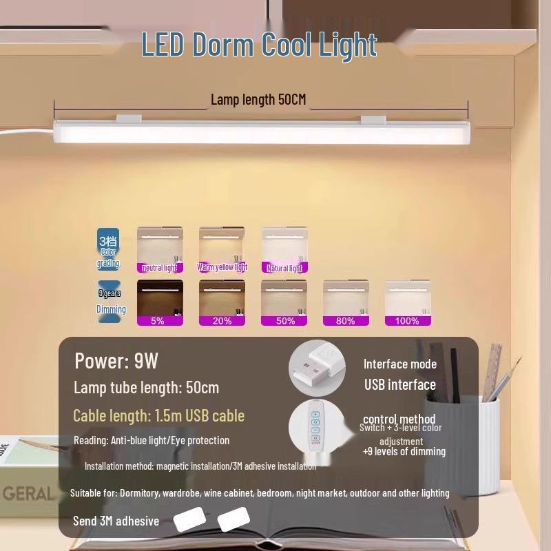 Newcomer Discount: Wall & Bedside Study Lamp - Eye-Caring Lighting for Dorms and Bedrooms