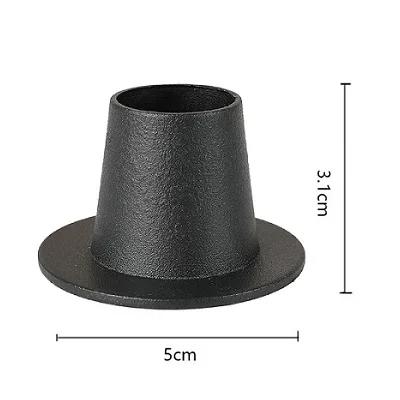 

4Pcs Black/gold Candle Holders Retro Candlestick Stand Dining Tables Decor for Home Wedding Party Anniversary Housewarming Gifts
