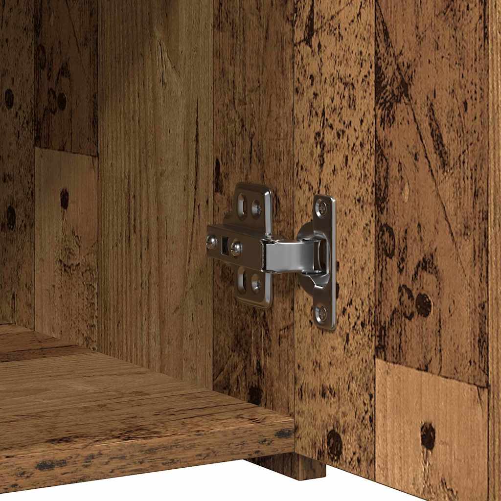 Sideboard with Drawers Reclaimed Wood Look 30 x 42.5 x 93 cm