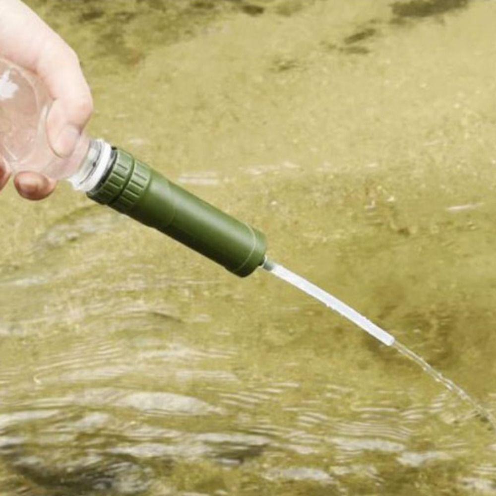 Rening Utomhus Mini Vattenfilter ABS Utomhusvattenrenare Sugrör Vattenrenare Nödsituation